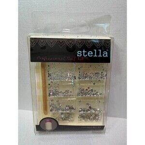 Stella Luminous Nail Kit –"Clear Silver Spangle Set